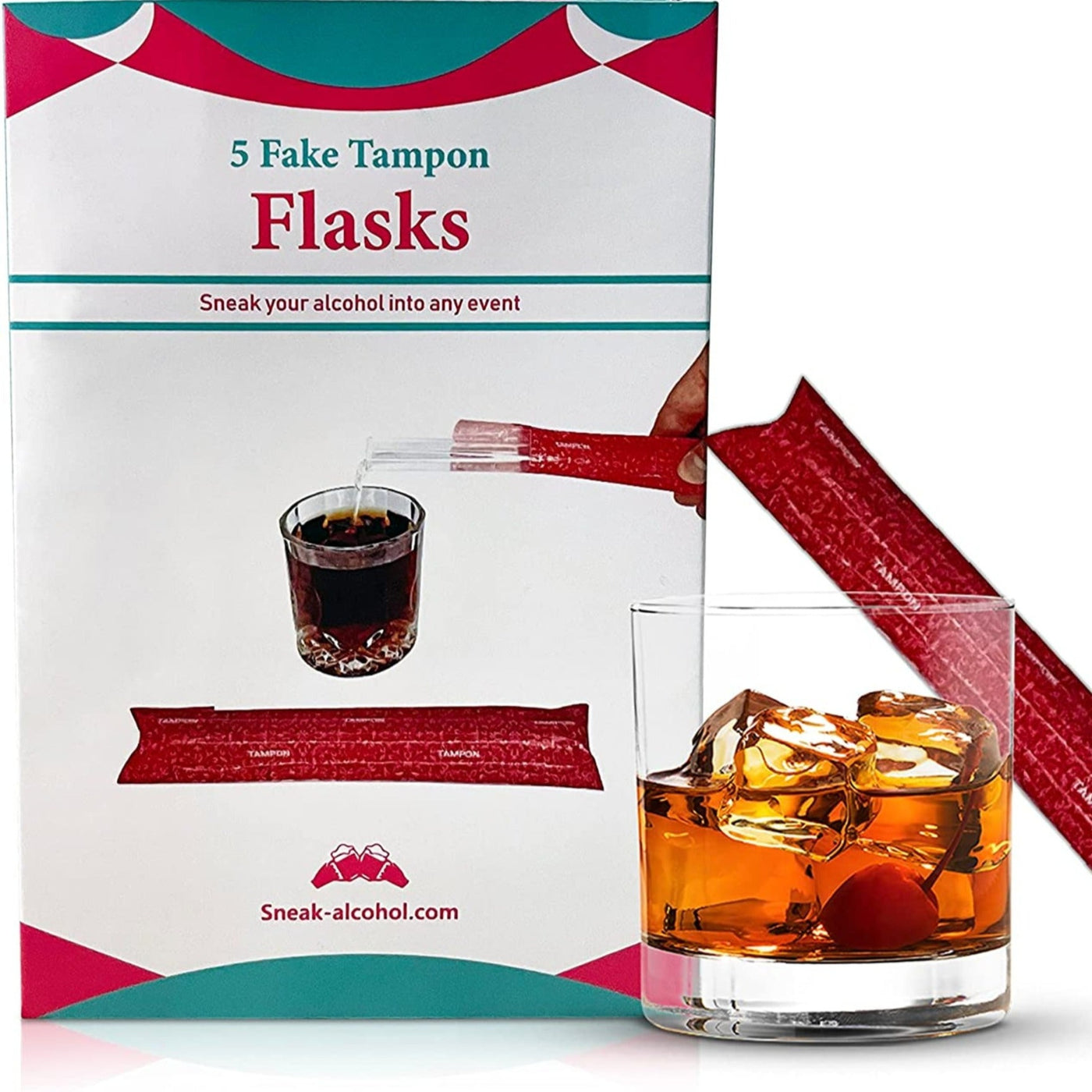 Tampon Flask - Sneak your liquor into any event
